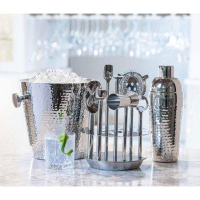 Bar Tool Set Silver + Reviews | Crate & Barrel