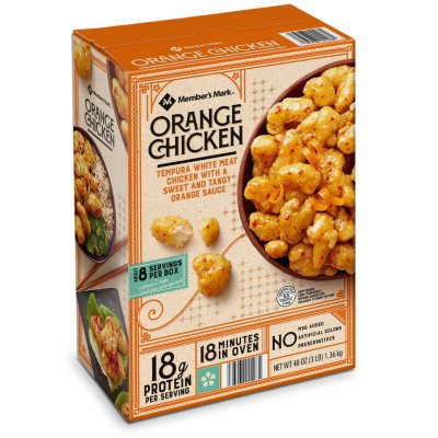 Member's Mark Tempura Orange Chicken, Frozen (48 oz.) - Sam's Club