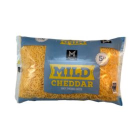 Member's Mark Fancy Shredded Mild Yellow Cheddar Cheese 5 lbs.