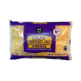 Member's Mark Fancy Shredded Colby and Monterey Jack Cheese 5 lbs.