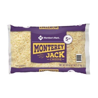 Member's Mark Standard Shredded Monterey Jack Cheese (5 lbs.) - Sam's Club