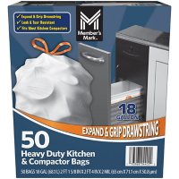 Member's Mark Heavy Duty Kitchen and Compactor Bags (18 gallon, 50 ct.)