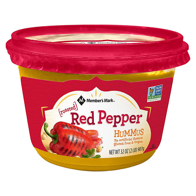 Member's Mark Roasted Red Pepper Hummus 32 oz.
