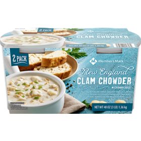 Member's Mark New England Clam Chowder (24 oz. cups, 2 pk.)