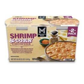 Member's Mark Shrimp and Corn Chowder 2 pk.