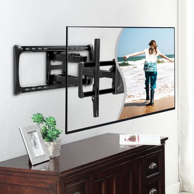 Member's Mark Full Motion Extended TV Wall Mount with Articulating Dual Swivel Arms 32"-90" TVs - Sam's Club