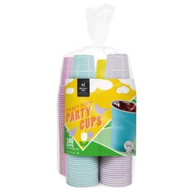 Member's Mark Heavy Duty Plastic Cups, Spring Colors (18 oz., 180 ct.)