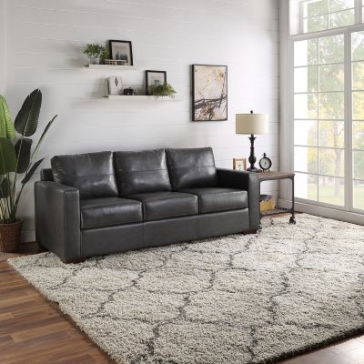 Providence Leather Match Sofa Sam S Club