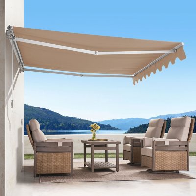 Member's Mark Outdoor Retractable Awning - Sam's Club