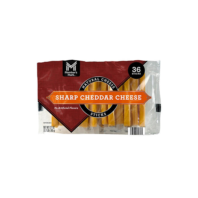 Member's Mark Sharp Cheddar Cheese Sticks 36 ct.