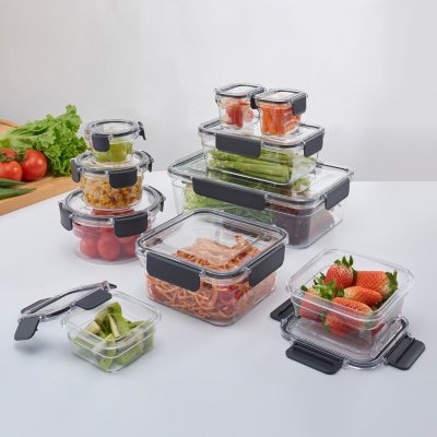 Food Storage Containers with Lids - Plastic Food Containers with Lids -  Plastic Containers with Lids Storage (20 Pack) - Plastic Storage Containers  with Lids Food Container Set BPA-Free Containers - Shop - TexasRealFood