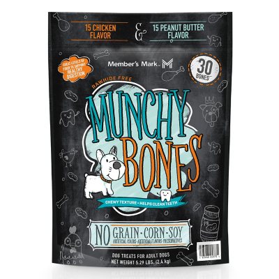 Member s Mark Munchy Bones Dog Treats for Adult Dogs 84 oz. Sam s Club