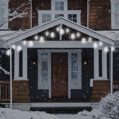 Led snowflake deals lights outdoor