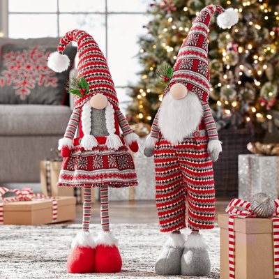 Pair of Christmas Gnome, Nordic Standing Gnome , Christmas