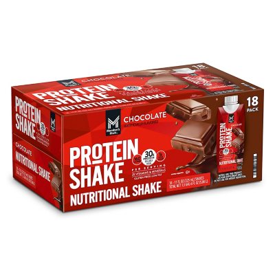  Members Mark Protein Shake, Variety Pack of Chocolate, Vanilla,  Caramel, Cafe Latte, Strawberries, 30g Protein, 1g Sugar, 25 Vitamins &  Minerals, Nutrients to Support Immune Health