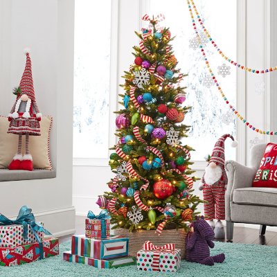 Member's Mark 5' Dawson Pine Simple Shape Artificial Christmas Tree ...