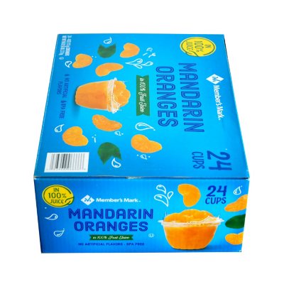Member's Mark Mandarin Oranges 4 oz., 24 ct. - Sam's Club