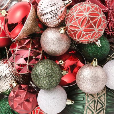 Member's Mark 76 ct. Shatterproof Ornament Collection