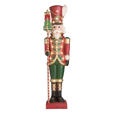 Member's Mark PreLit 6' Grand Nutcracker with 23 LED Lights Sam's Club