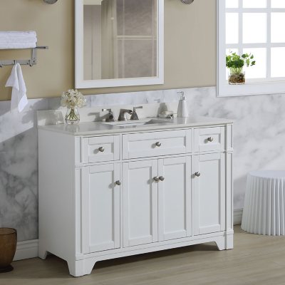 Member's Mark White 48-Inch Vanity - Sam's Club