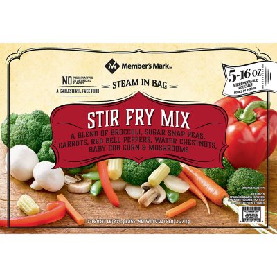 Member's Mark Stir Fry Mix, Frozen (16 oz. pouch, 5 ct.) - Sam's Club