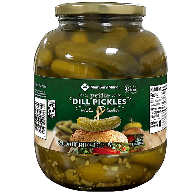 Member's Mark Petite Dill Pickles 46 oz.