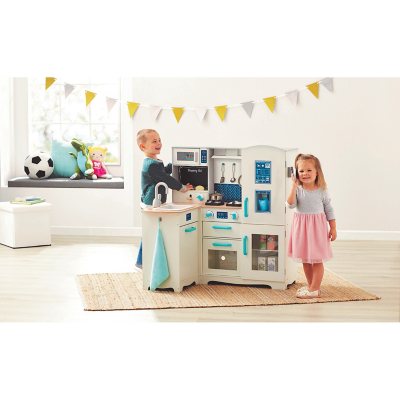 Mark Deluxe Wooden Kitchen Play 