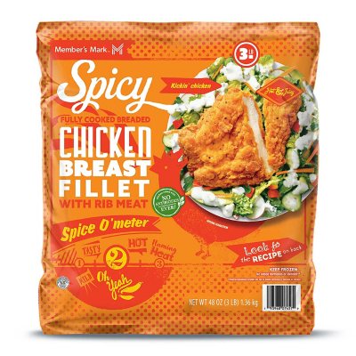 Member's Mark Spicy Chicken Breast Fillets (3 lbs.)