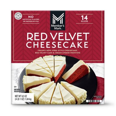 Member’s Mark Red Velvet Cheesecake, Frozen (14 slices) - Sam’s Club