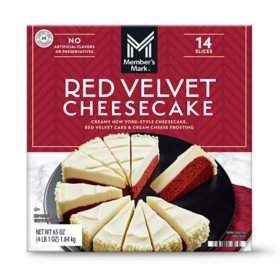 Member's Mark 9" New York Style Red Velvet Cheesecake, Frozen, 14 slices