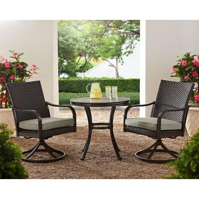 Three piece outdoor discount setting