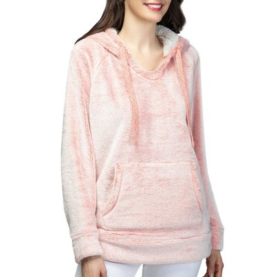 womens plush hoodie