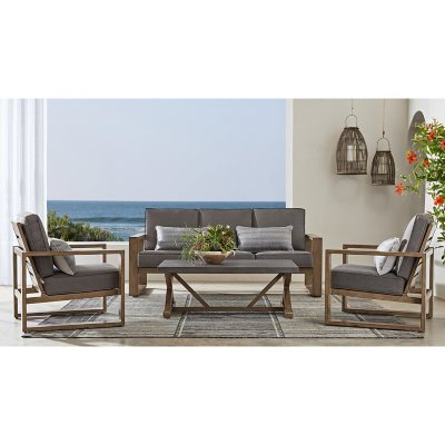 Member's Mark Cahaba 4Piece Deep Seating Patio Sofa Set dealepic