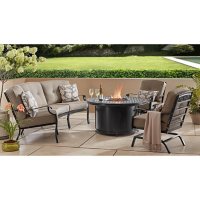 Member's Mark Hastings 4-Piece Curved Deep Seating Set with Sunbrella Fabric