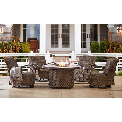 Member S Mark Agio Havana 5 Piece Fire Pit Chat Set Sam S Club