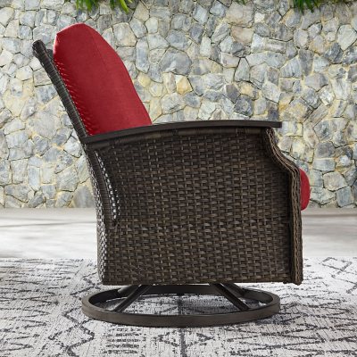 Sunbrella Spectrum Cilantro Small Outdoor Replacement Club Chair Cushion  Set W/ Piping By BBQGuys Signature : BBQGuys