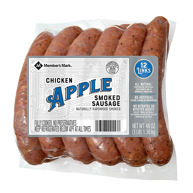 Member's Mark Chicken Apple Smoked Sausage Links (12 ct.)