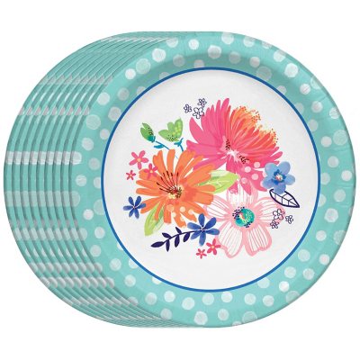 Member's Mark Spring Bliss Paper Plates, 10