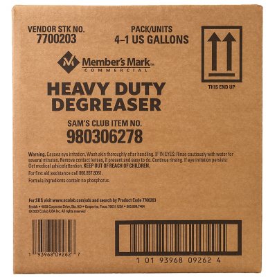 Member's Mark Commercial Heavy-Duty Degreaser, 1 gal. (Choose Pack Siz – My  Kosher Cart
