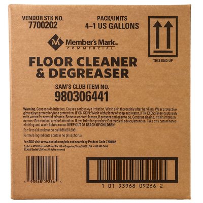 Member's Mark Commercial Floor Cleaner & Degreaser - 1 gal. (Choose Pa – My  Kosher Cart