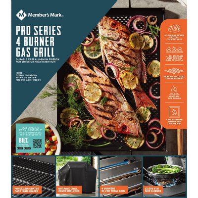 Member's Mark Pro Series 4-Burner Gas Grill - Sam's Club