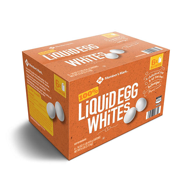 Member's Mark Liquid Egg Whites 16 oz., 6 pk.