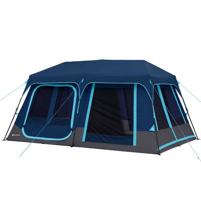 6 Person Instant Cabin Tent with Full Rainfly 11' x 9