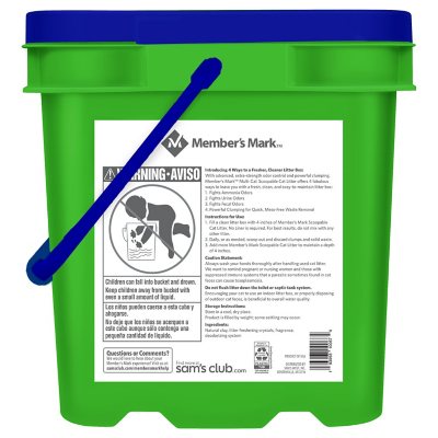 Members Mark Scented Scoopable Cat Litter (42 lb.) - Sam's Club