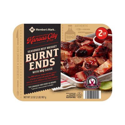 Member's Mark Kansas City Style Seasoned Beef Brisket Burnt Ends (32 oz ...