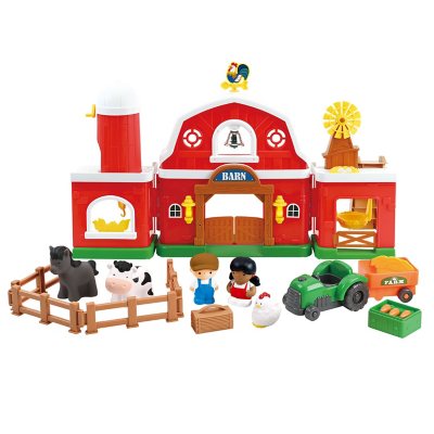 Fisher-Price Little People Farmers Market Toddler Playset with Light and  Sounds, 4 Pieces 