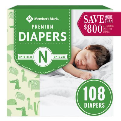 Member's Mark Premium Baby Diapers (Choose Your Size) - Sam's Club