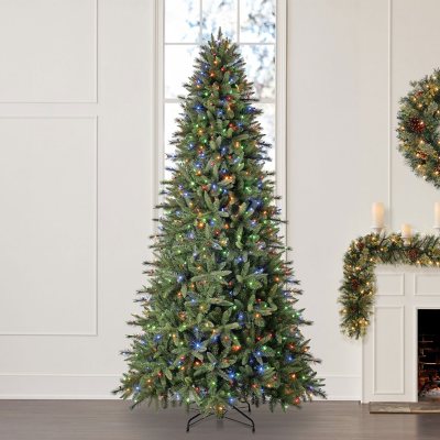 Member's Mark 9' 1,000 LED Pre-Lit Bristle Fir Christmas Tree - Sam's Club