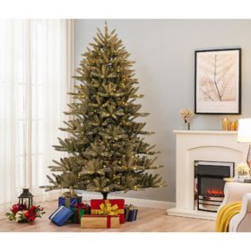 Slim pre lit christmas tree 7ft asda