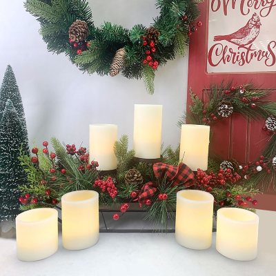 Member's Mark 7Piece Flameless LED Candle Set (Smooth or Textured